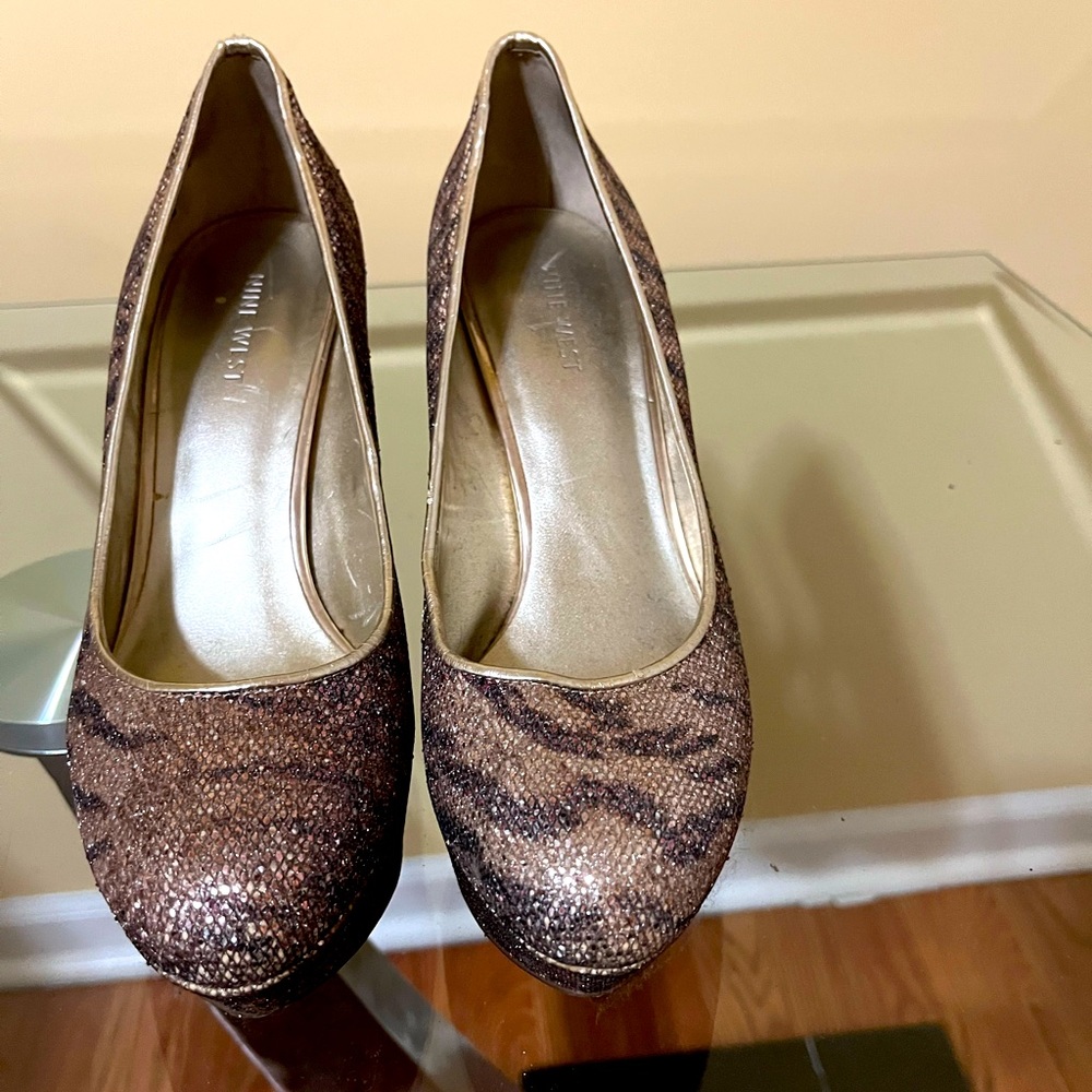 Nine West Metallic Heels